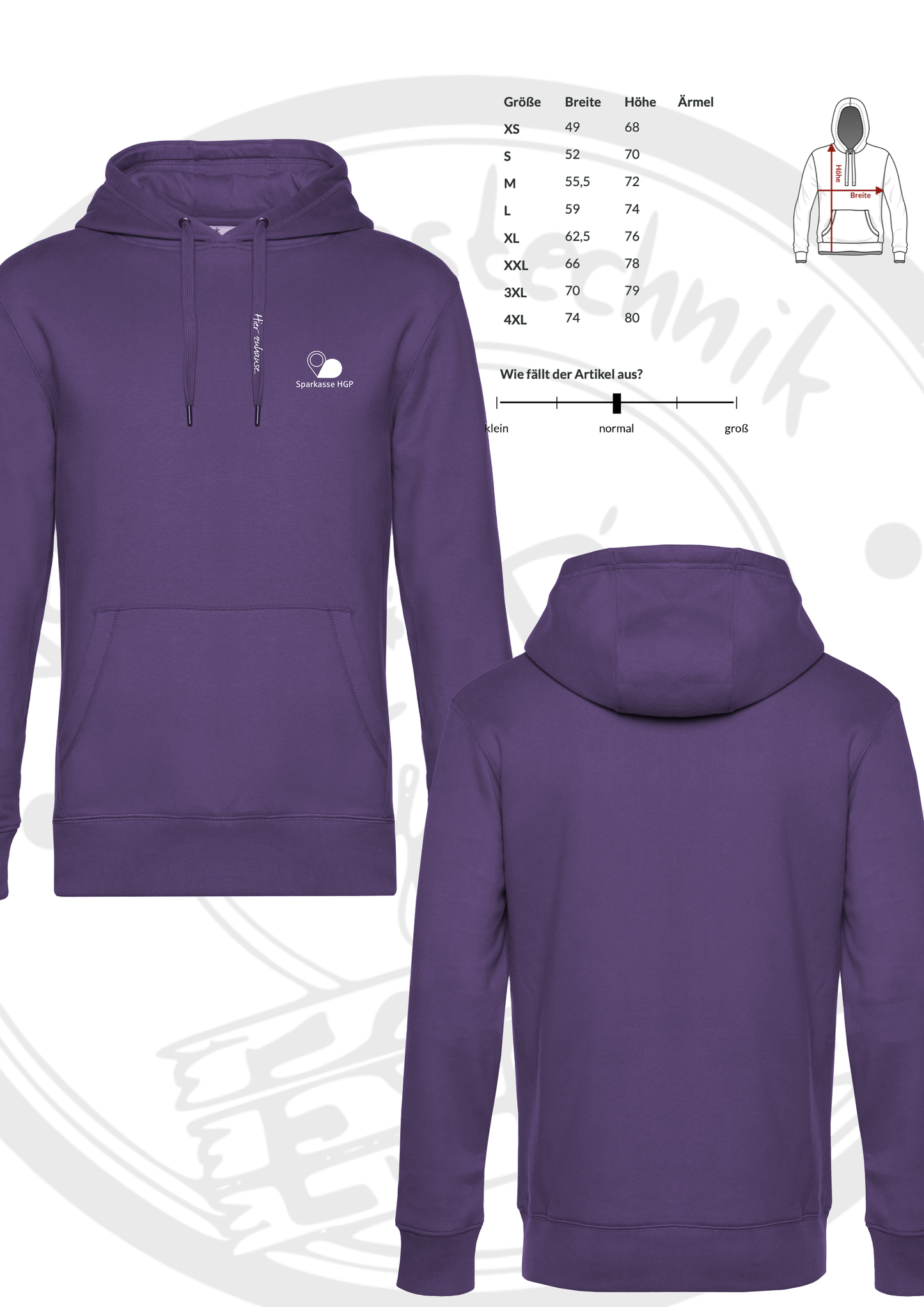 Sparkassen Hoodie "Hier zuhause"