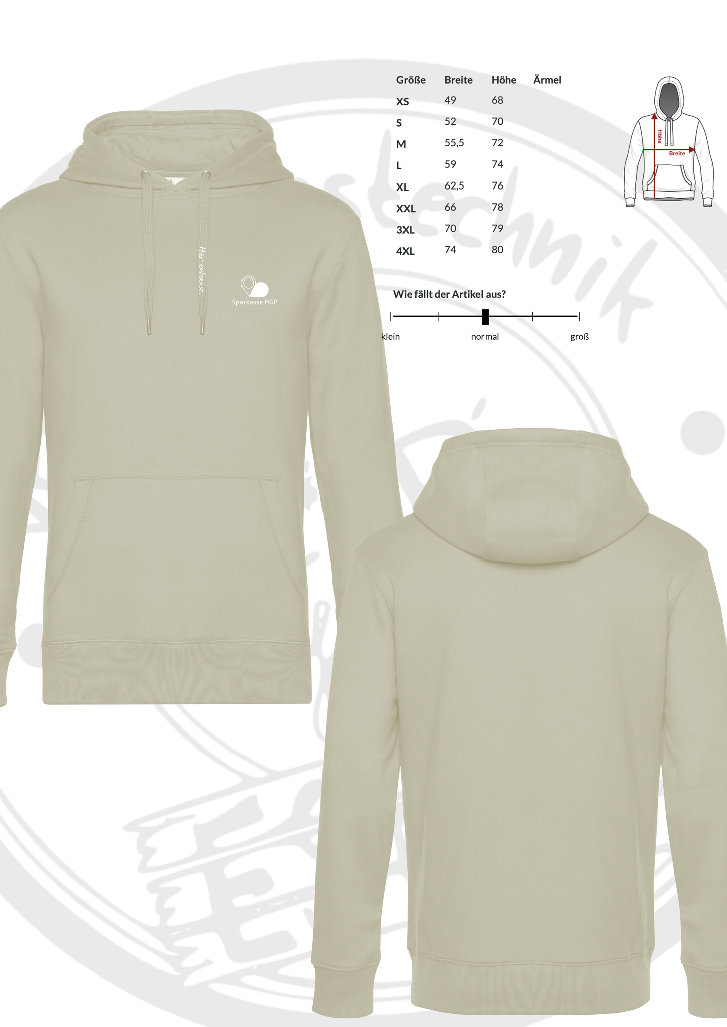 Sparkassen Hoodie "Hier zuhause"