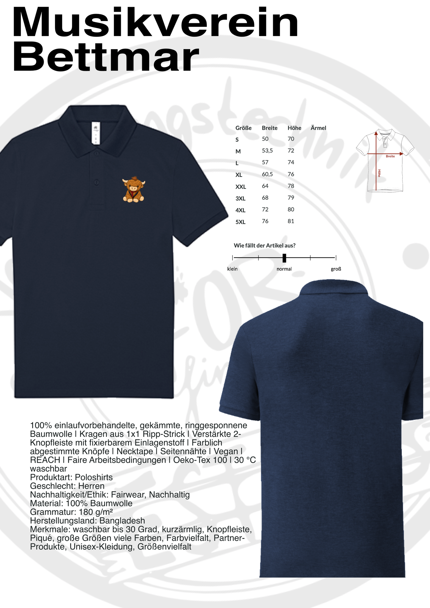 Poloshirt Musikverein Bettmar