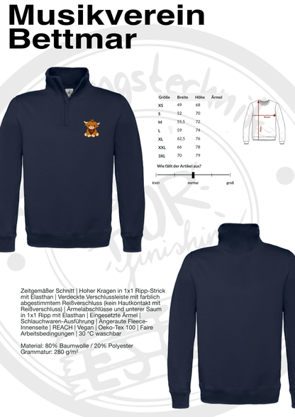 1/4 Zipper Musikverein Bettmar