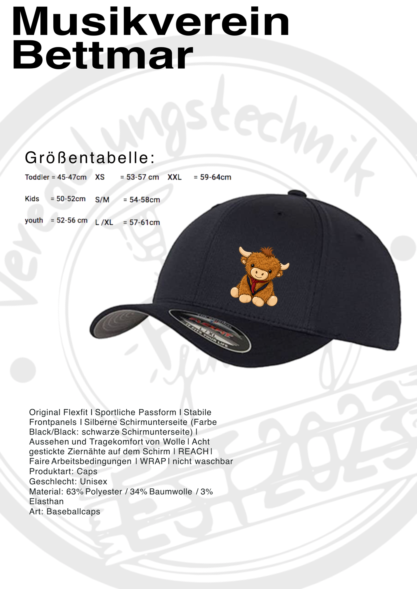 FlexFit Cap Musikverein Bettmar