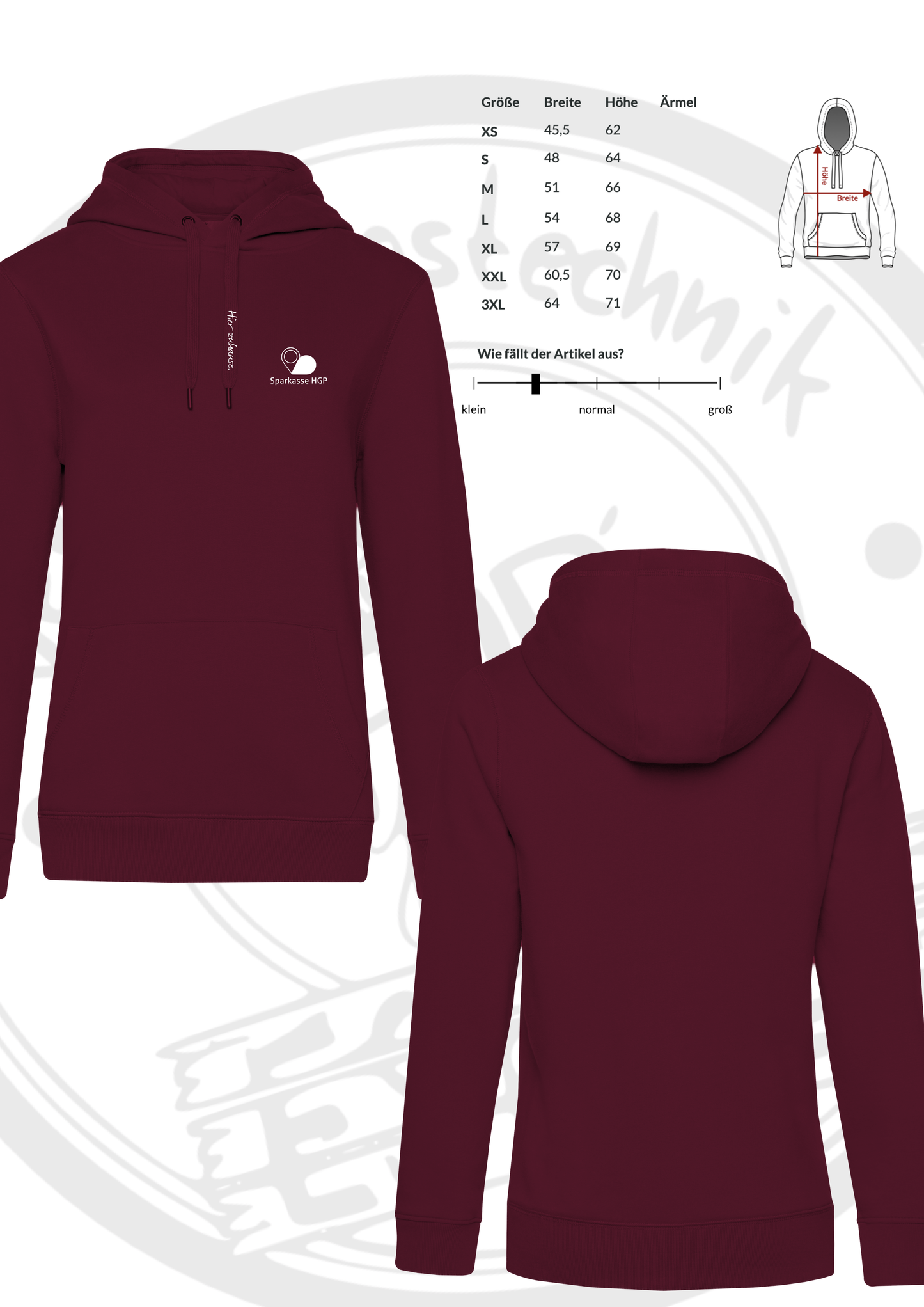 Sparkassen Hoodie "Hier zuhause"