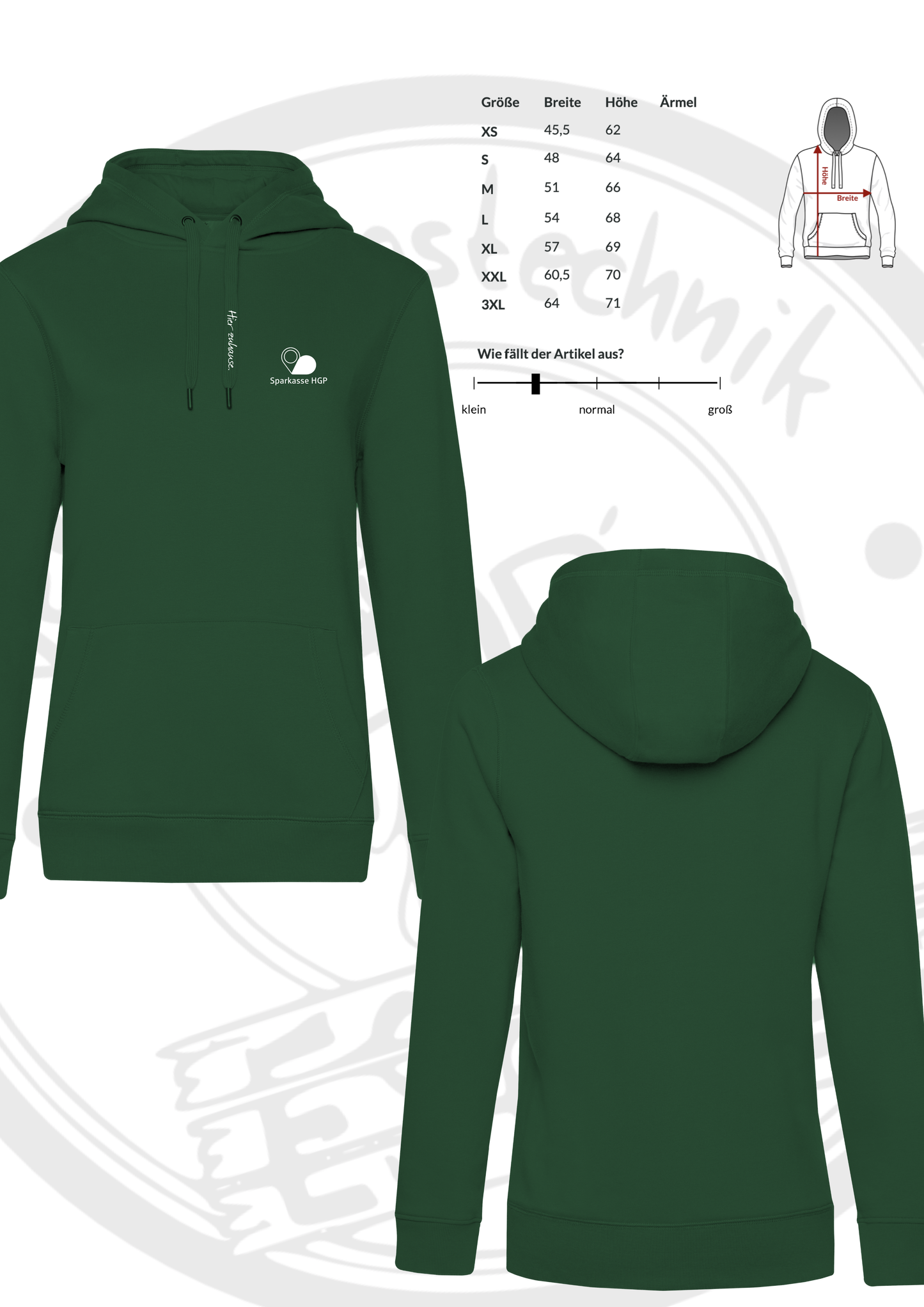 Sparkassen Hoodie "Hier zuhause"