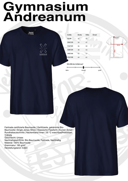 T Shirt Gymnasium Andreanum (Kindergrößen)