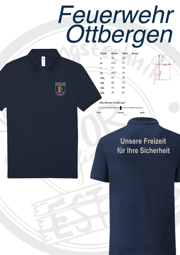 Poloshirt Feuerwehr Ottbergen
