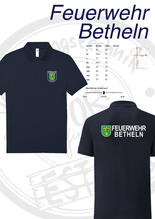Poloshirt Feuerwehr Betheln