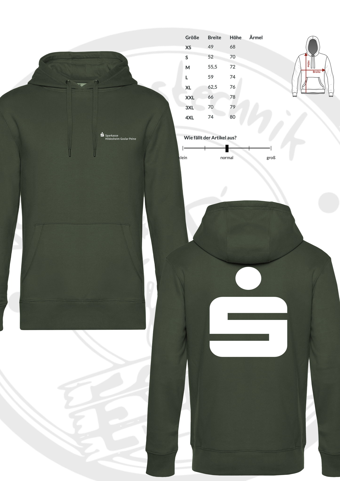 Sparkassen Hoodie Herren