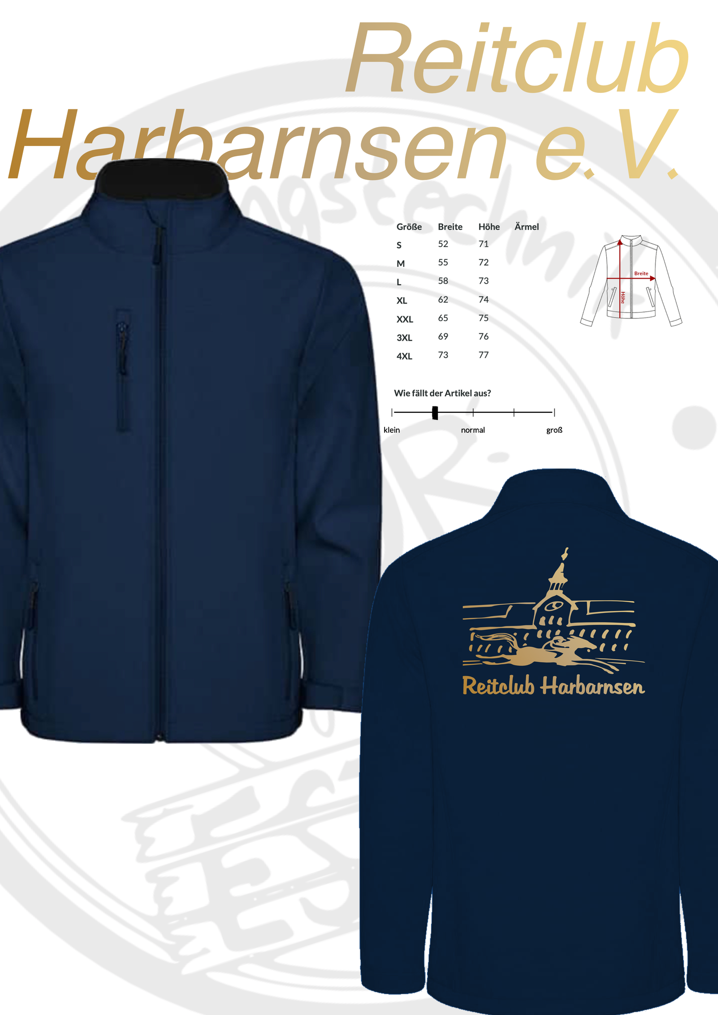 Softshelljacke Reitclub Harbarnsen
