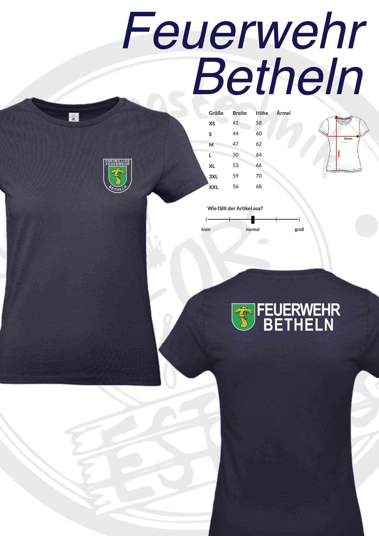 T Shirt Feuerwehr Betheln
