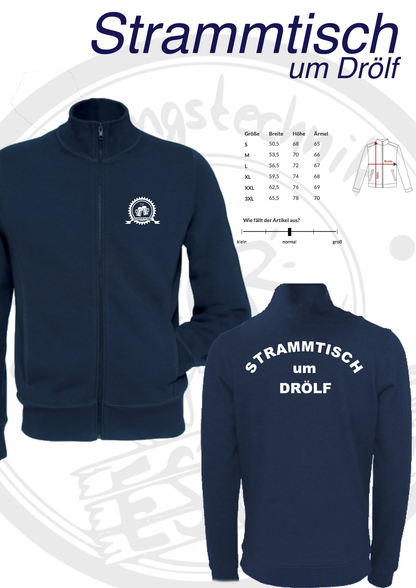 Sweatjacke um Drölf