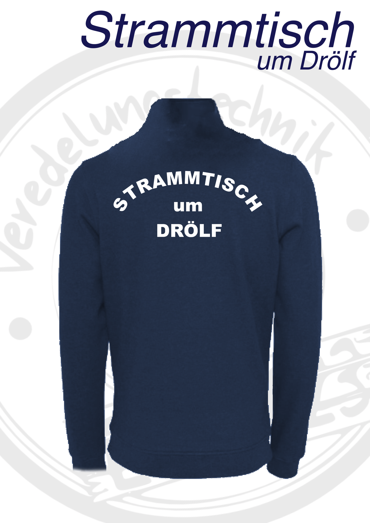Sweatjacke um Drölf