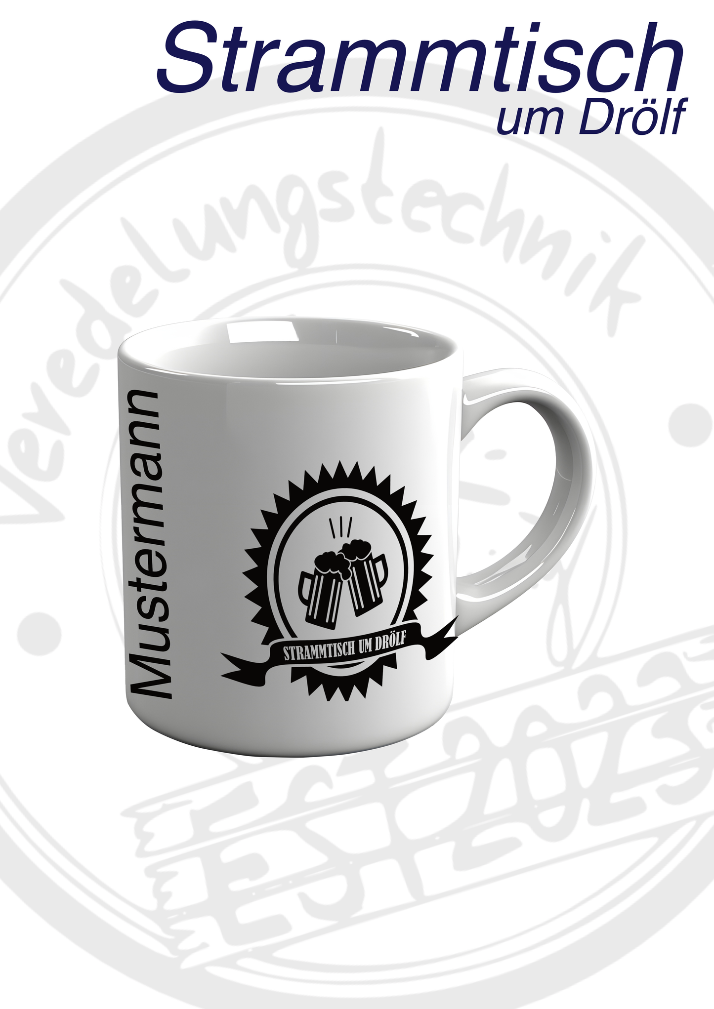 Tasse um Drölf