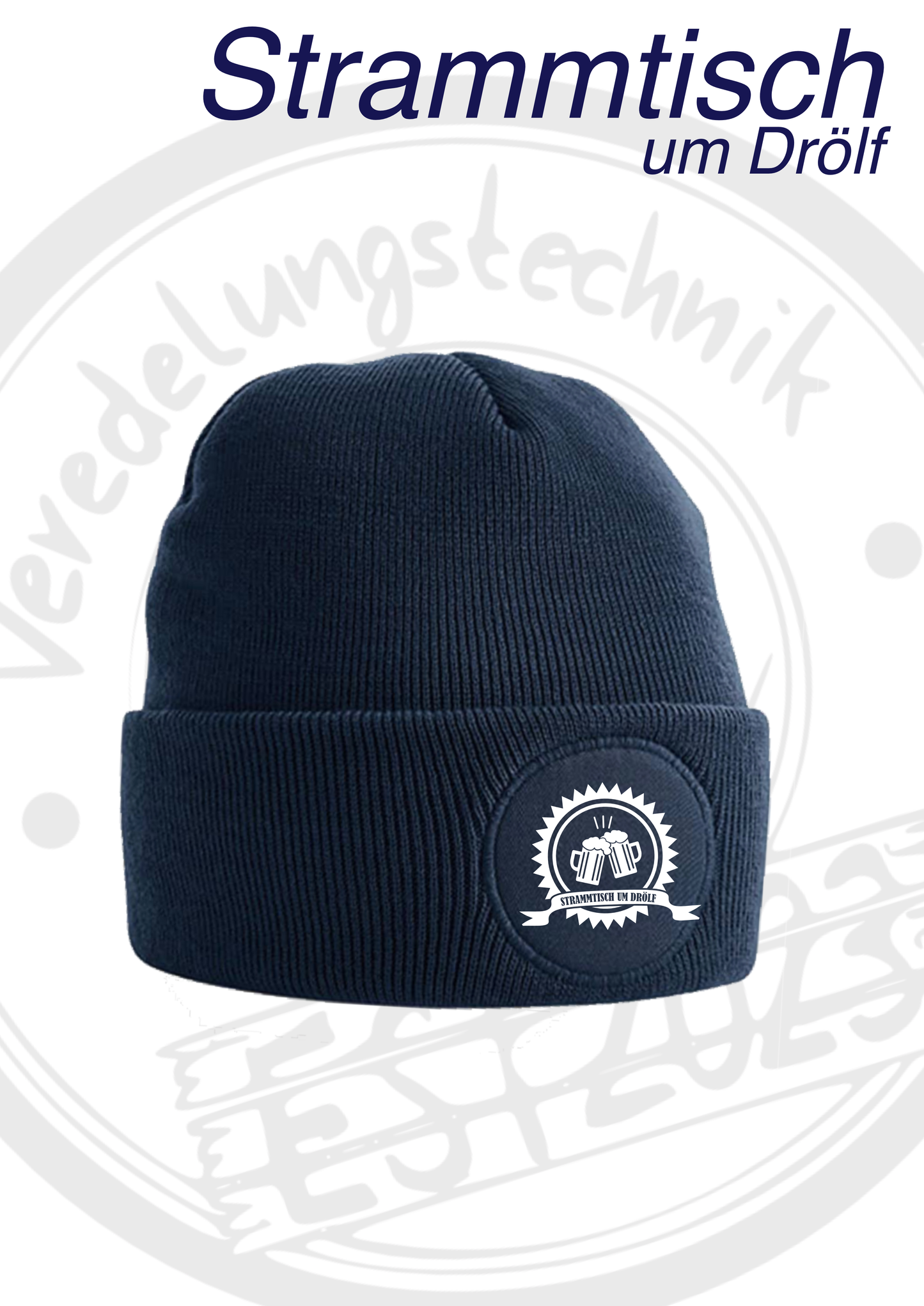 Wintermütze um Drölf