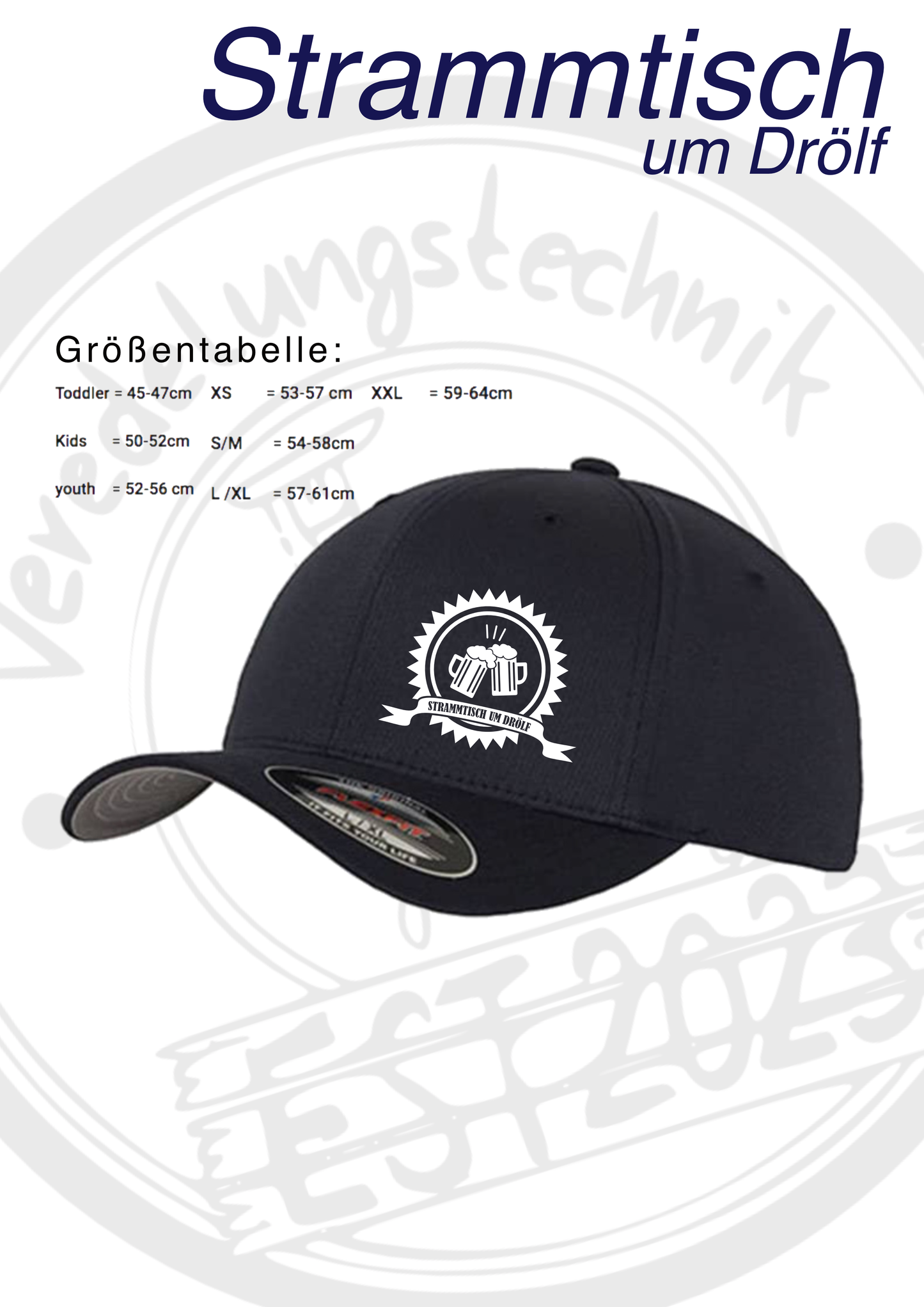 Flexfit Cap um Drölf