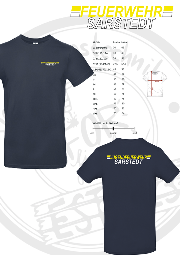 T Shirt Feuerwehr Sarstedt (Jugend)