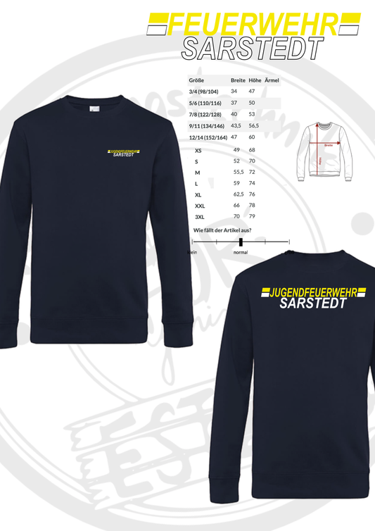 Sweatshirt Feuerwehr Sarstedt (Jugend)