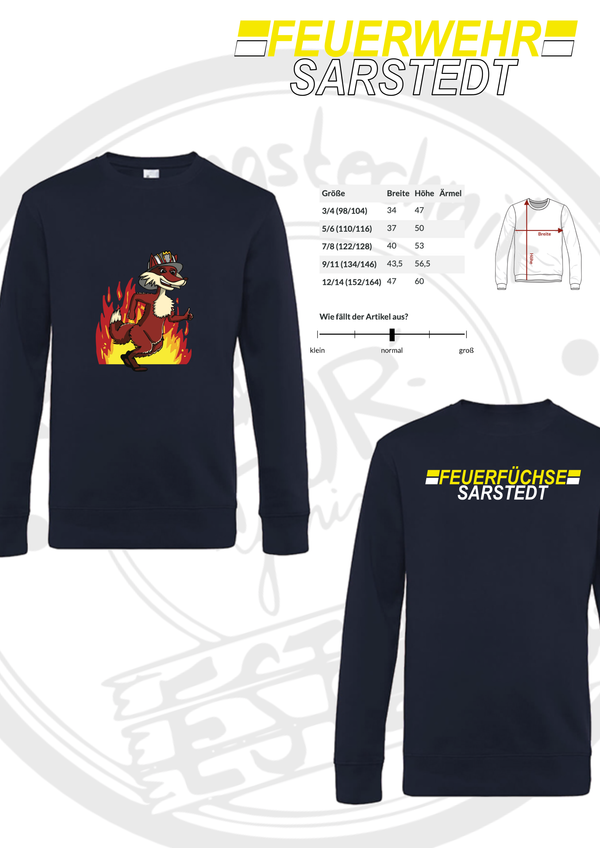 Sweatshirt Feuerwehr Sarstedt (Kinder)