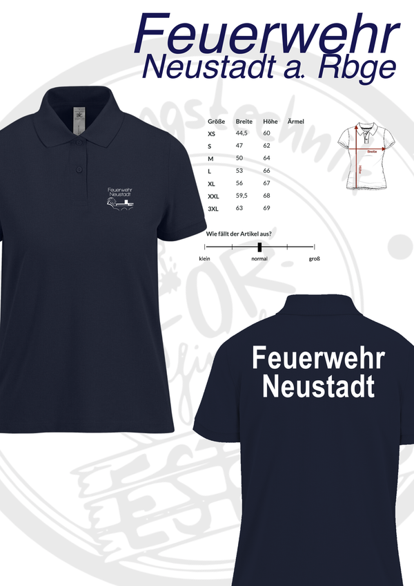 Poloshirt Ortsfeuerwehr Neustadt a. Rbge (Damen)