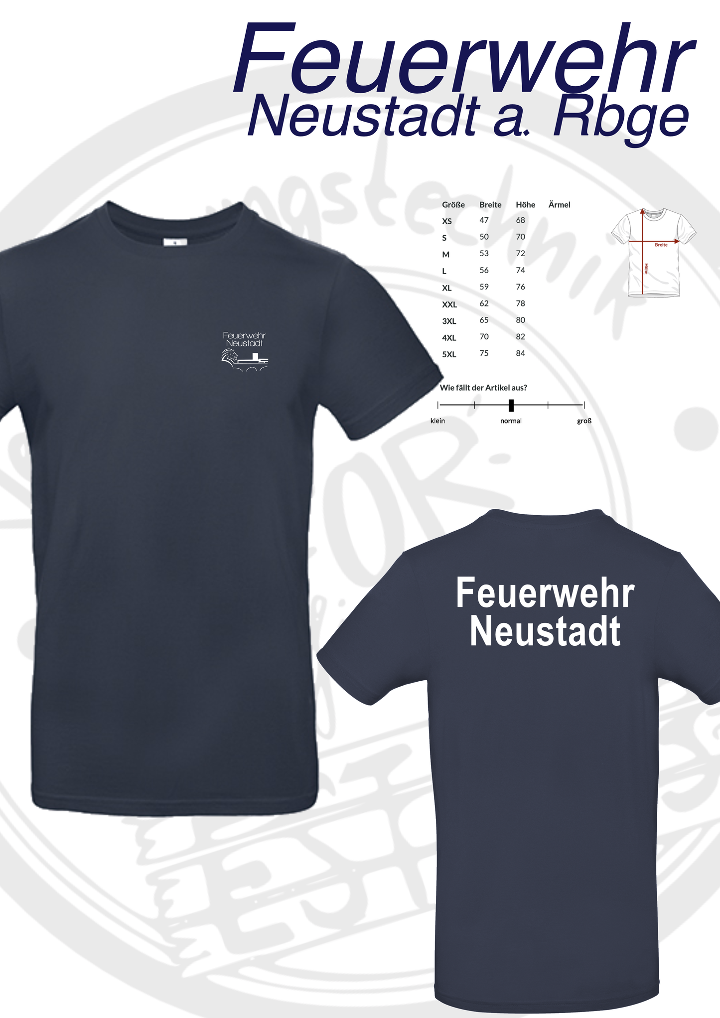 T Shirt Ortsfeuerwehr Neustadt a. Rbge