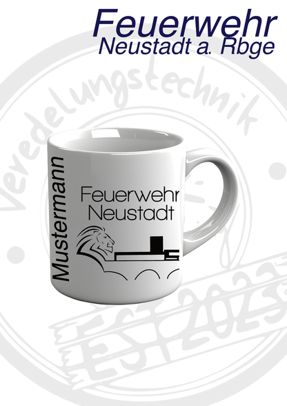 Tasse Feuerwehr Neustadt a. Rbge
