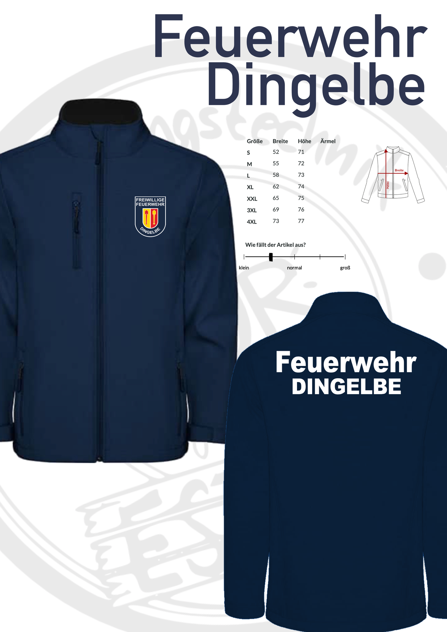 Softshelljacke Feuerwehr Dingelbe