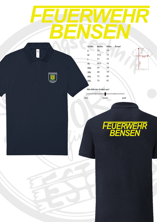 Poloshirt Feuerwehr Bensen