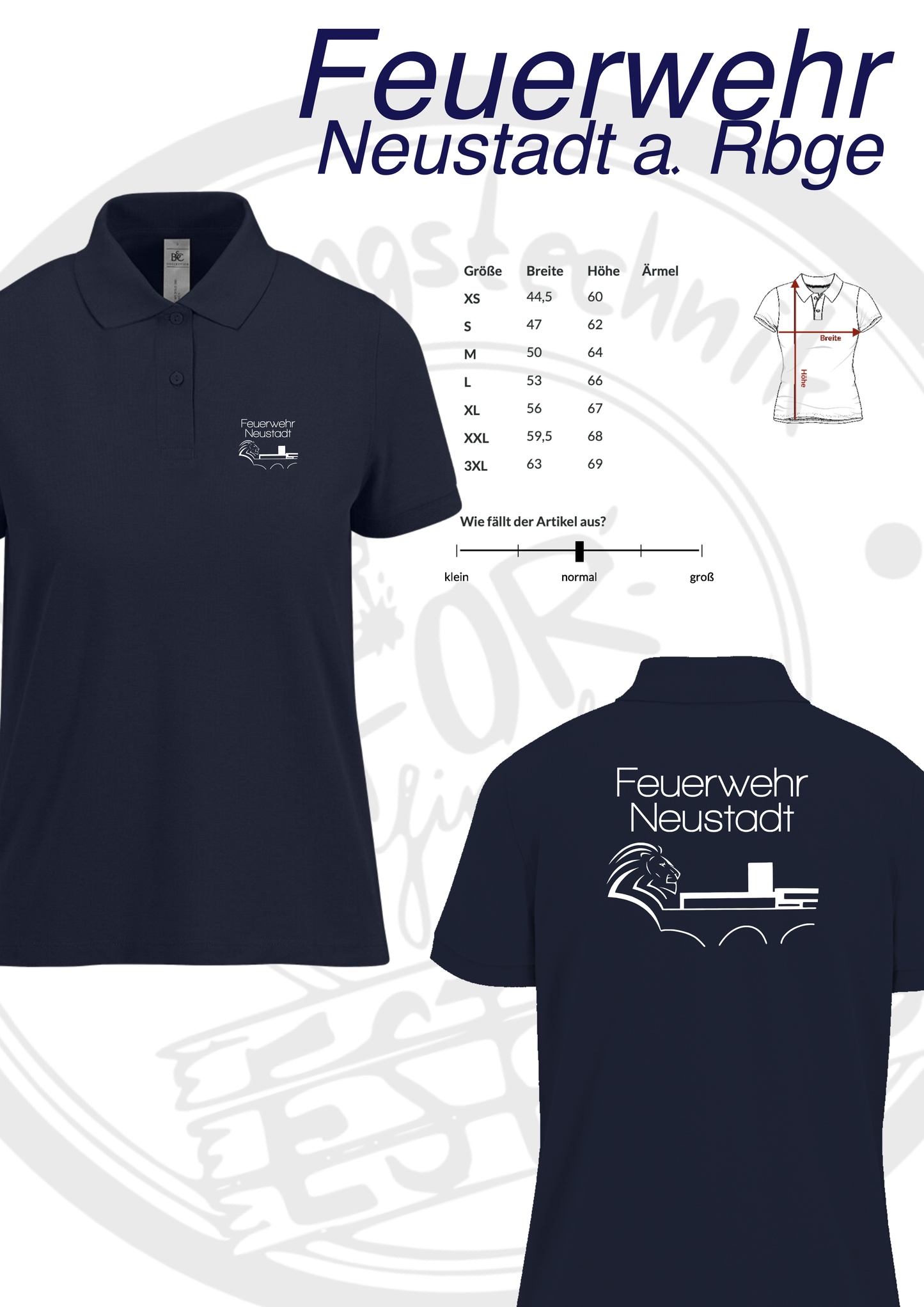 Poloshirt Ortsfeuerwehr Neustadt a. Rbge (Damen)