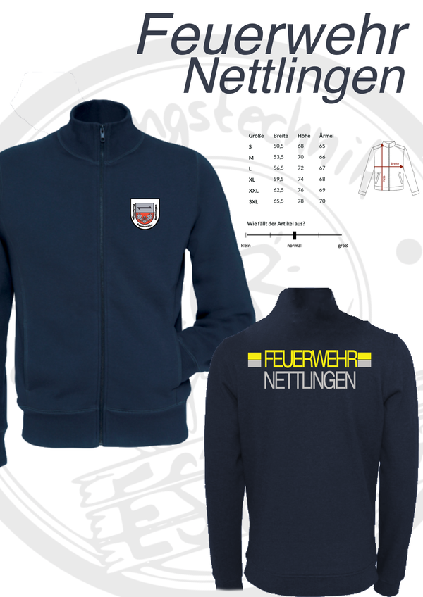 Sweatjacke Feuerwehr Nettlingen