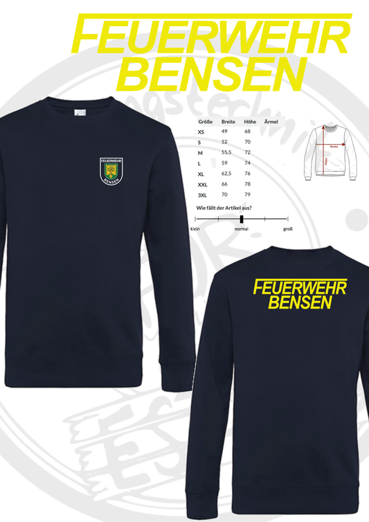 Sweatshirt Feuerwehr Bensen