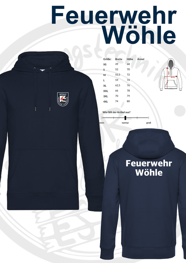 Hoodie Feuerwehr Wöhle