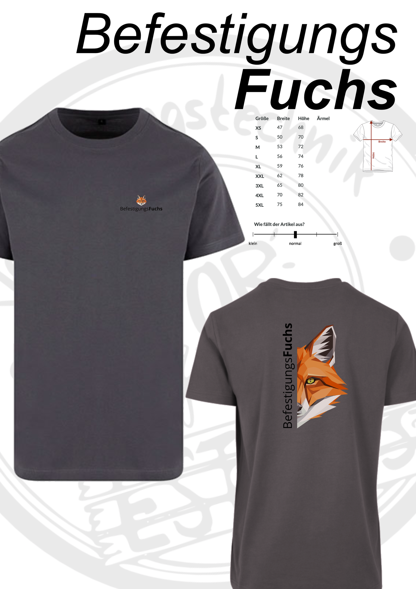 T Shirt BefestigungsFuchs