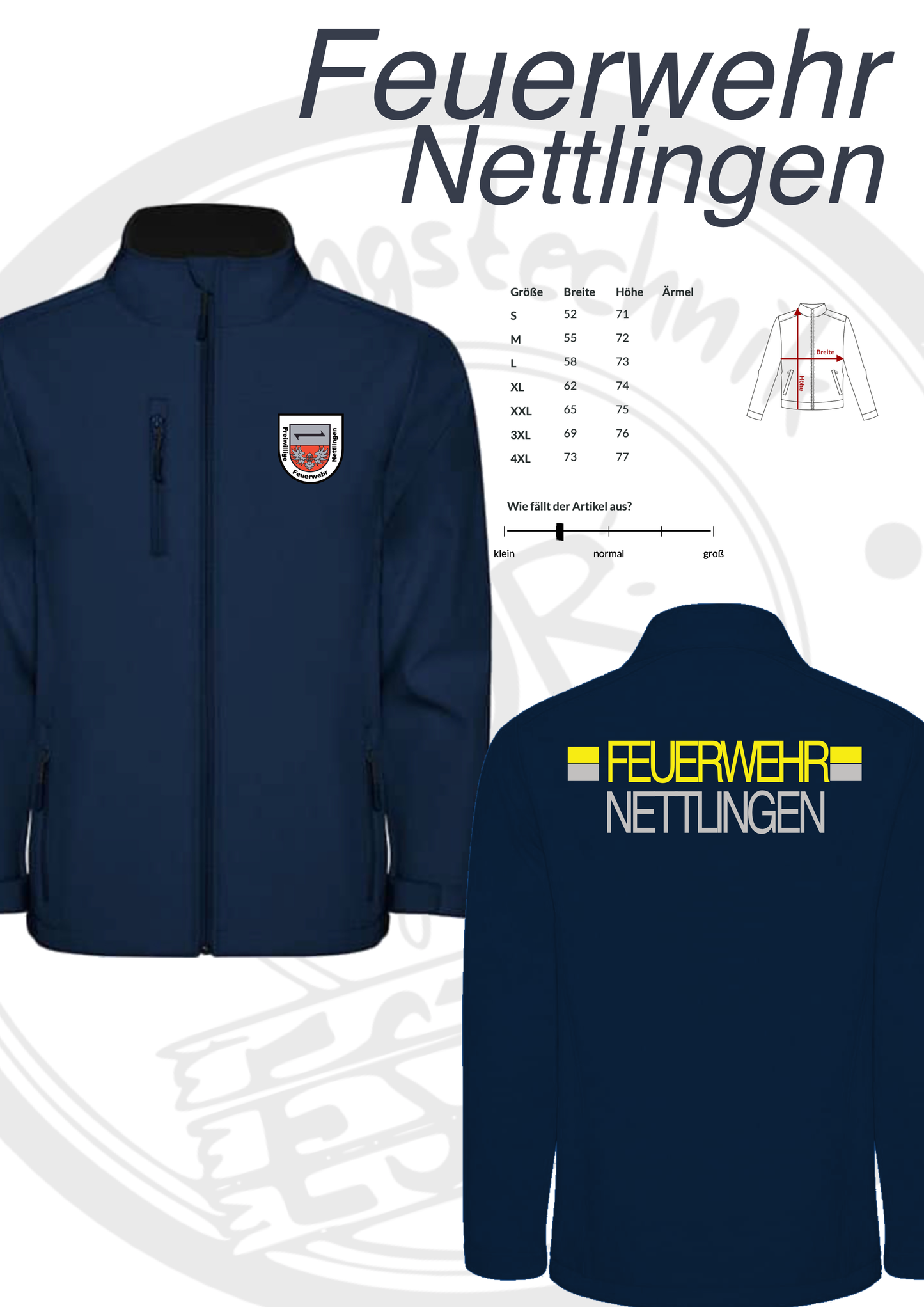Softshelljacke Feuerwehr Nettlingen