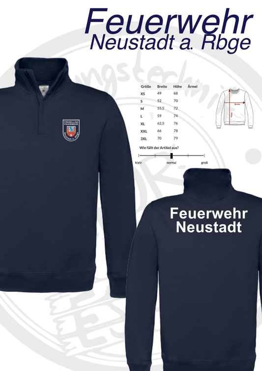 1/4 Zipper Feuerwehr Neustadt a. Rbge