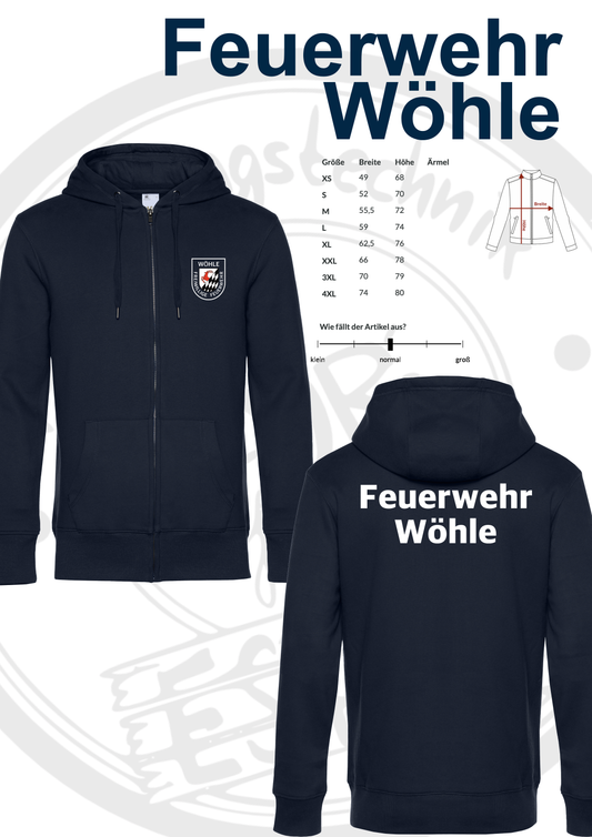 ZipHoodie Feuerwehr Wöhle