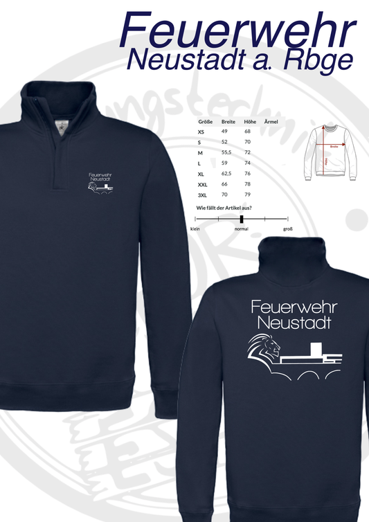 1/4 Zipper Feuerwehr Neustadt a. Rbge