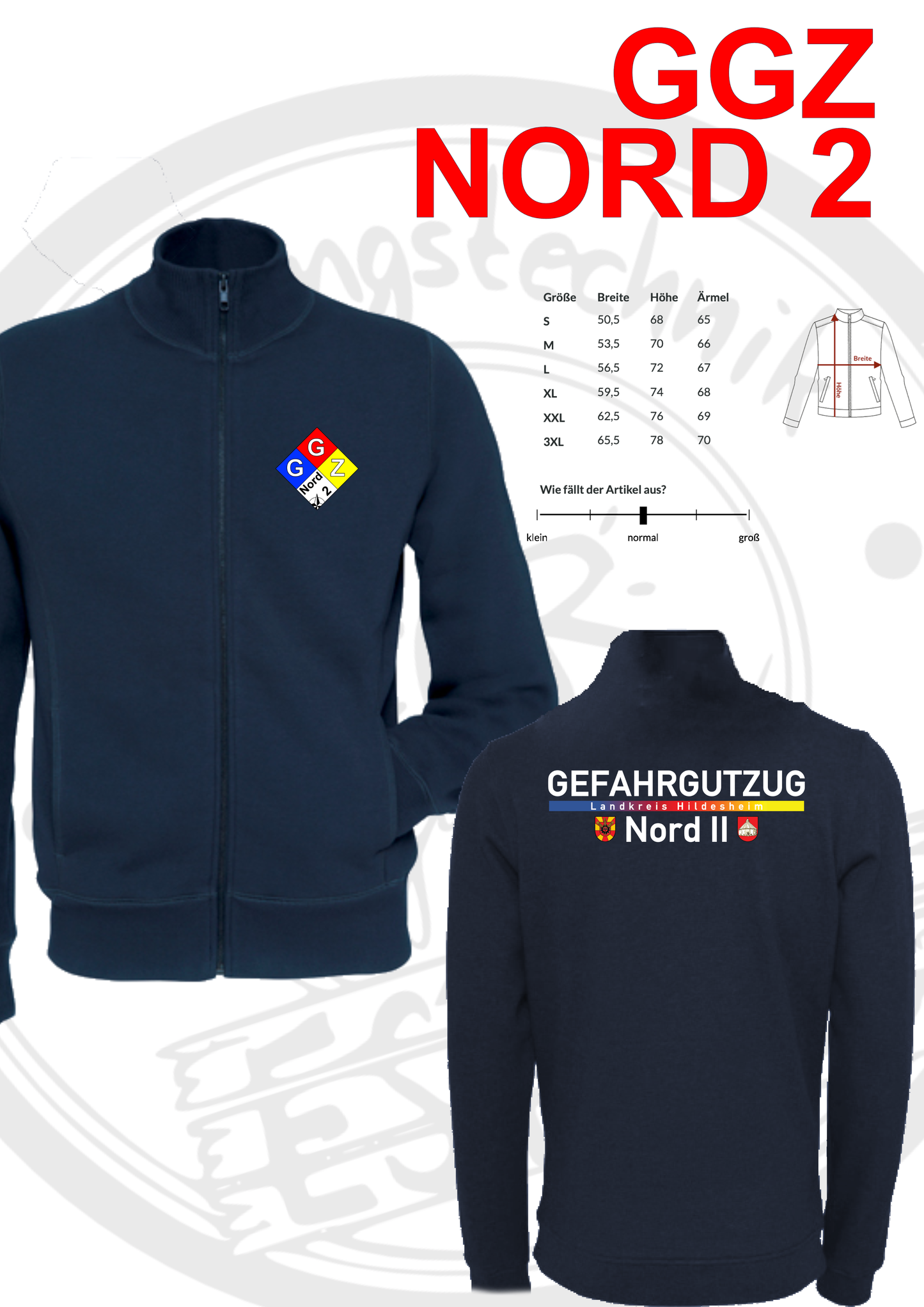 Sweatjacke GGZ Nord 2