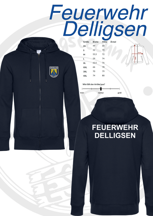 ZipHoodie Feuerwehr Delligsen