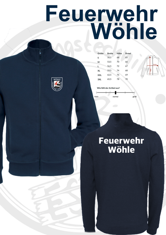 Sweatjacke Feuerwehr Wöhle