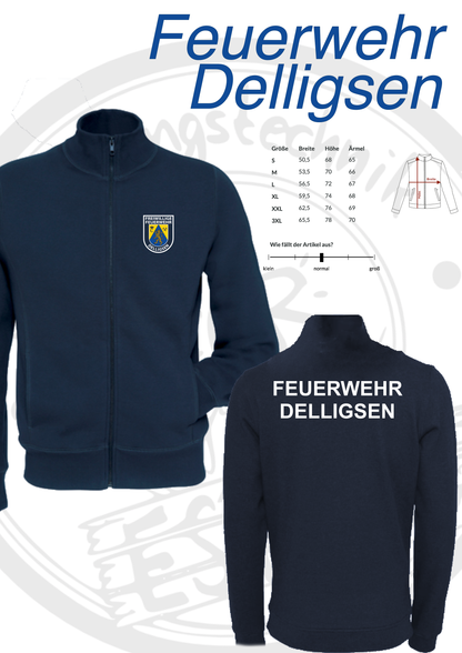 Sweatjacke Feuerwehr Delligsen