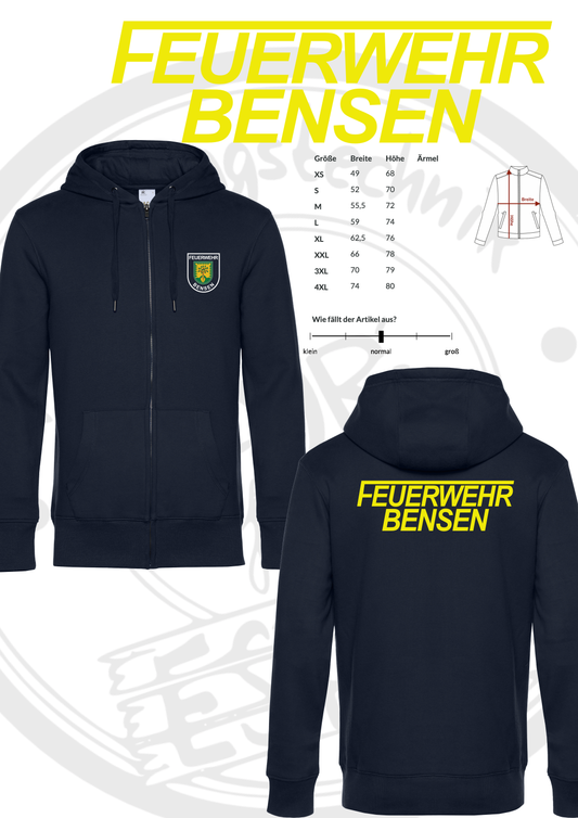 ZipHoodie Feuerwehr Bensen
