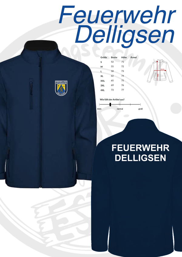 Softshelljacke Feuerwehr Delligsen