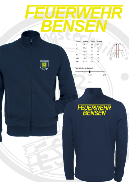 Sweatjacke Feuerwehr Bensen