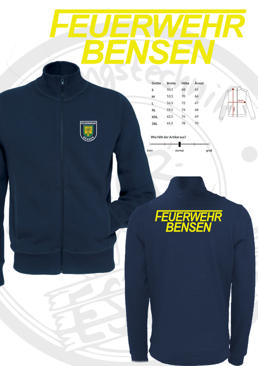 Sweatjacke Feuerwehr Bensen