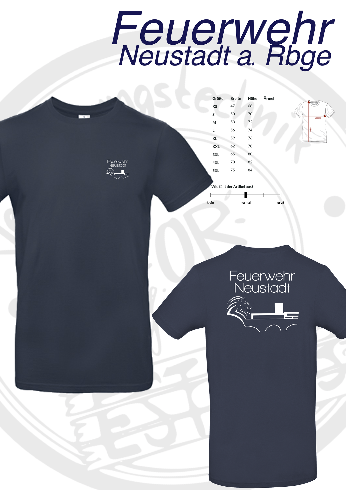 T Shirt Ortsfeuerwehr Neustadt a. Rbge