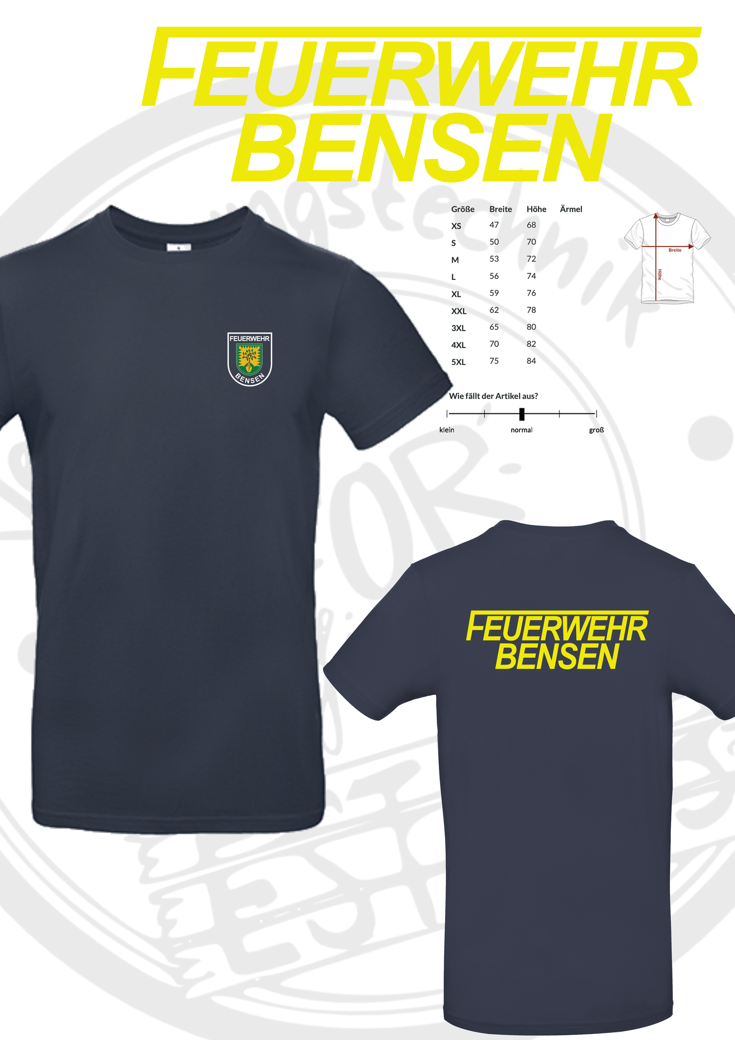T Shirt Feuerwehr Bensen