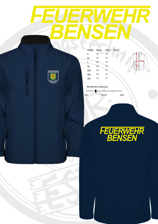 Softshelljacke Feuerwehr Bensen