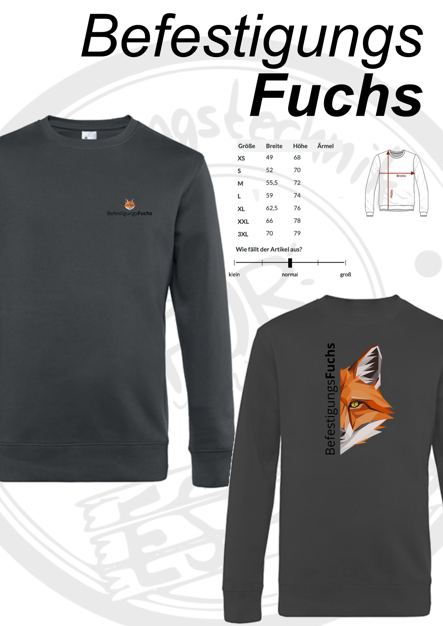 Sweatshirt BefestigungsFuchs