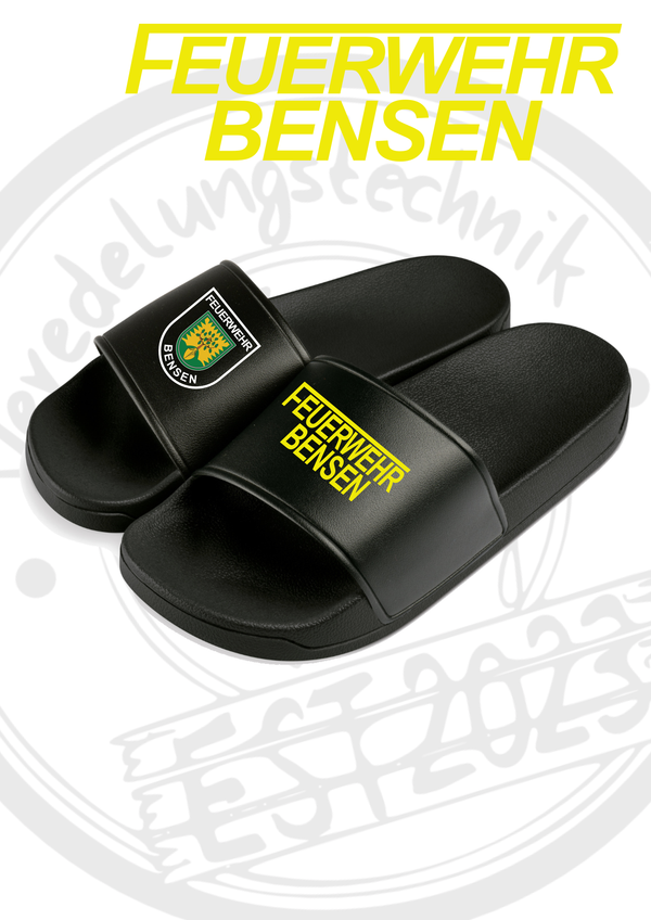 Badeslipper Feuerwehr Bensen