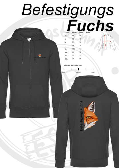 ZipHoodie BefestigungsFuchs