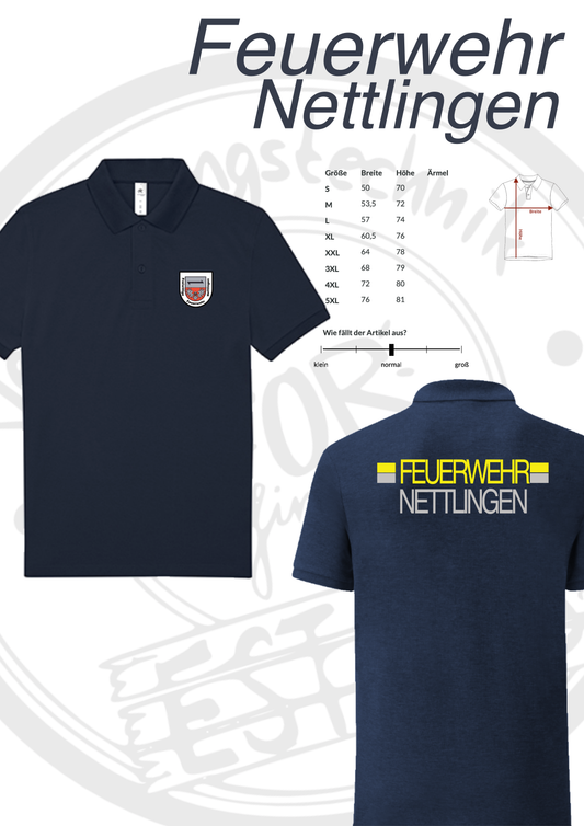 Poloshirt Feuerwehr Nettlingen